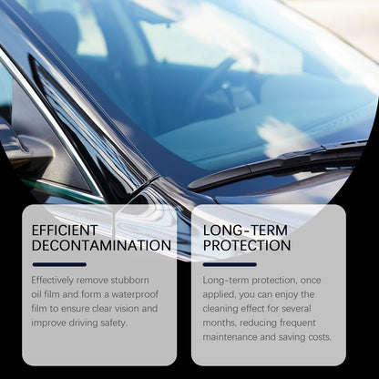 Rayhong Auto Glass Oil Film Cleaner, Anti-Rain And Anti-Fog Cleaning Coated Window Vision Cleaner