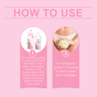 North Moon Body Cleansing Mousse Ladies Balance Moisturizing Comfort Skin Gently Cleansing Body Mousse