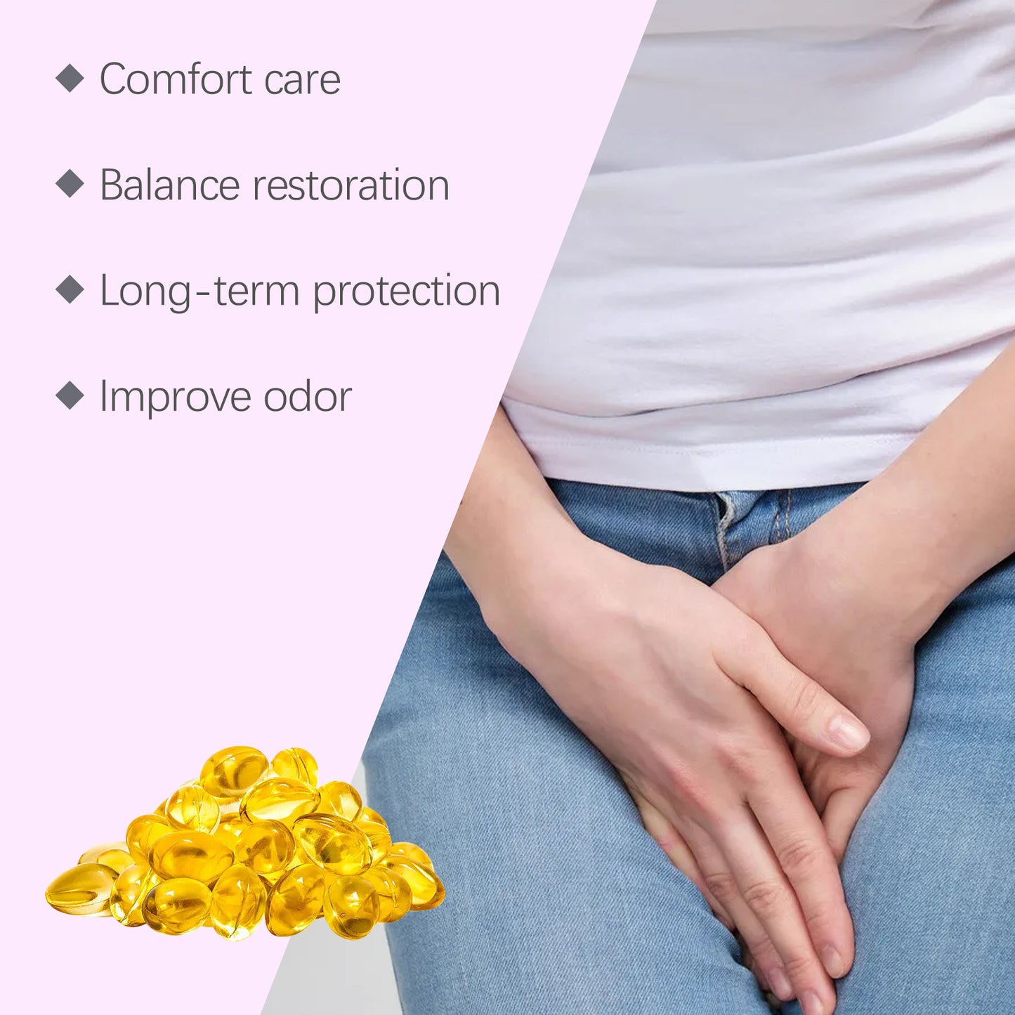 North Moon Women's Body Care Capsules Gentle Body Care Moisturizing Daily Refreshing Comfort Capsules