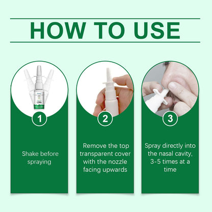 Herbal Spray Cleansing Lung, Nasal Cleansing Treatment For Runny Nose Discomfort