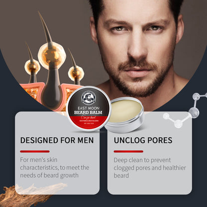 Facial Hair Care Cream, Men's Facial Hair Moisturizing Facial Hair Cleansing Facial Hair Moisturizing Facial Cream