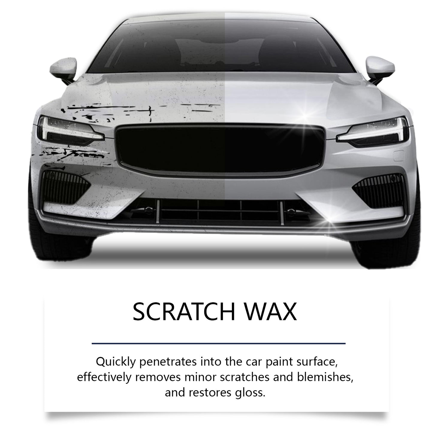 Rayhong Car Scratch Remover, Car Scratch Maintenance Paste Quick Scratch Clean And Easy To Use