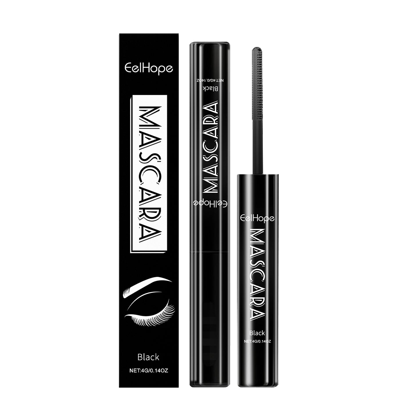 Black Mascara Long-Lasting Long-Lasting Makeup Natural Beautiful Curling Does Not Easily Stain Black Mascara