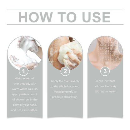 OceAura Body Wash Clean Exfoliating Hydrating Nourishing Skin Hydrating Body Wash