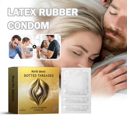 Latex Rubber Condom, Couple Body Safety Protection Thread Hyaluronic Acid Series