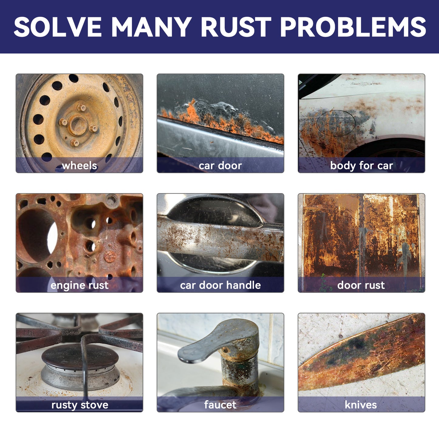 Anti Rust Lubricant, Automobile Wheel Reconditioning Plating Crystal Rust Care And Maintenance Cleaning Agent