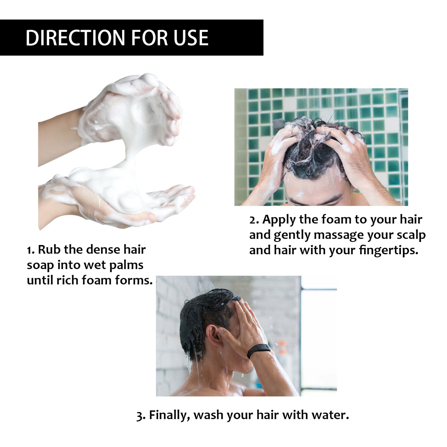 Root Activator Soap Bar, Hair Nourishing And Moisturizing Clean And Smooth Hair Roots Natural Black Thick Hair Care Shampoo Soap