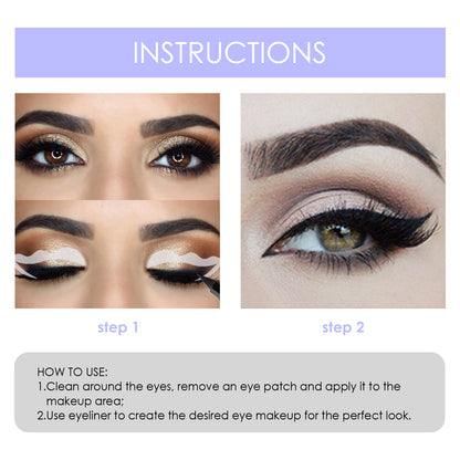 Beginner Eyeliner Assist Template, Lazy Beginner Beauty Tool Quick Makeup Eye Makeup Artefact