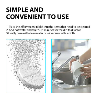 Multifunctional Kitchen Cleaning Tablets, Home Kitchen Stove Kitchen Utensils Stainless Steel Heavy Oil Cleaning And Descaling