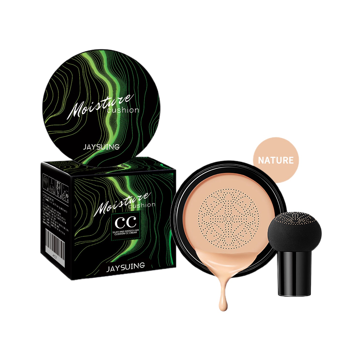 Mushroom Head Air Cushion, Concealer Natural Moisturizing, Brightening And Long-lasting Foundation