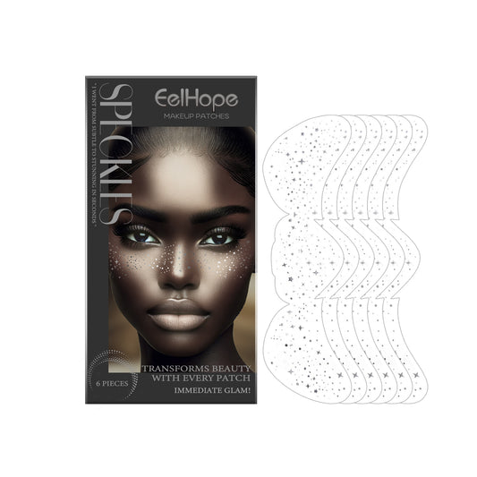 Eelhope Spot Makeup Patch Glitter Spot Tattoo Stickers Easily Create Freckle Makeup Contouring Patch