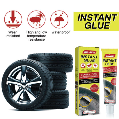 Instant Glue, Car Tire Crack Repair Glue Tire Maintenance Repair Glue Sealing Adhesive
