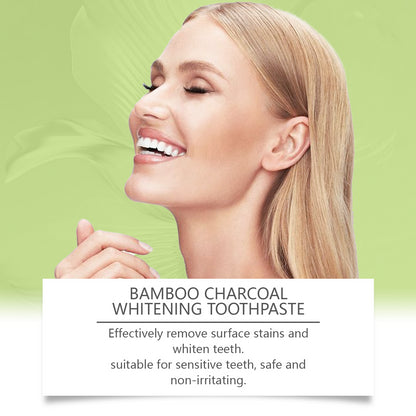 Bamboo Charcoal Toothpaste Freshen Breath, Brightening Teeth And Improving Yellow Tooth Stain Removal Toothpaste