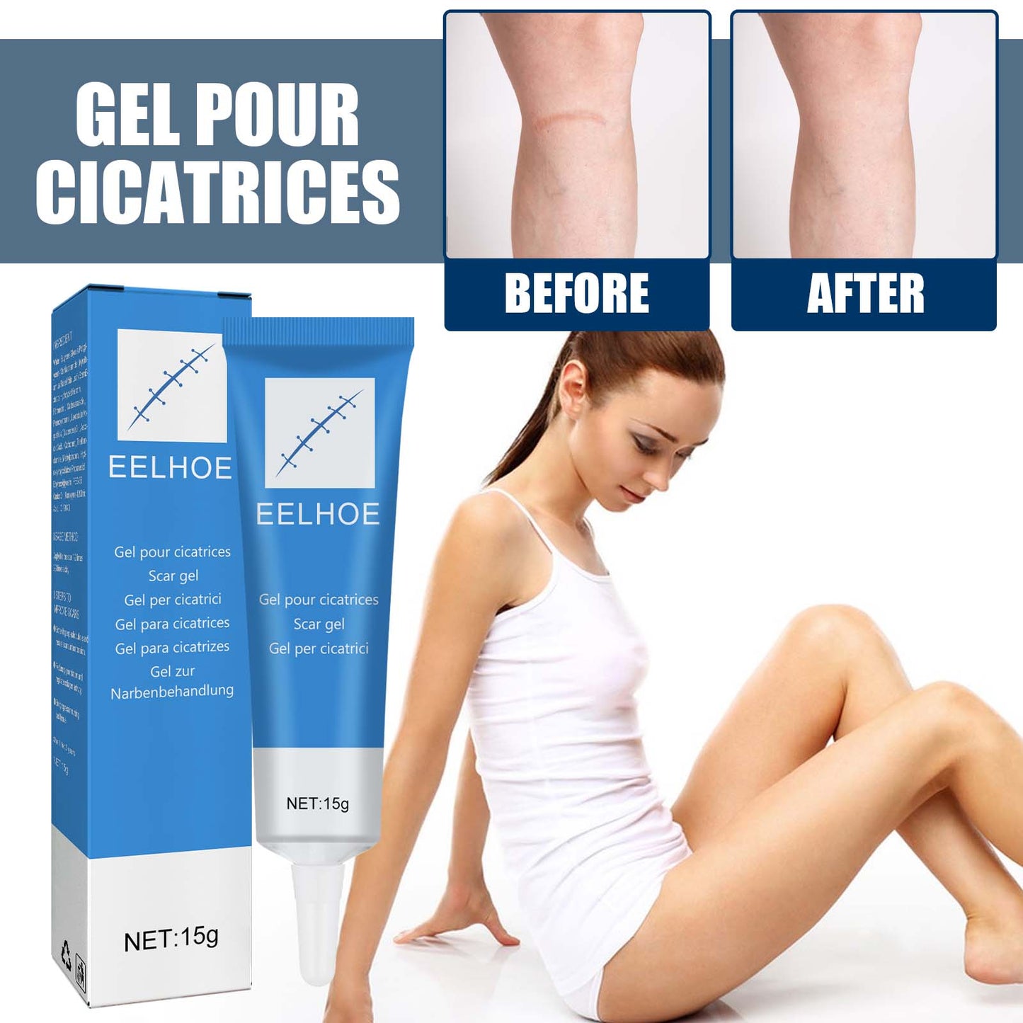 EELHOE Skin Repair Gel Moisturizes Smooth And Moisturizing Skin With Daily Skin Care Gel