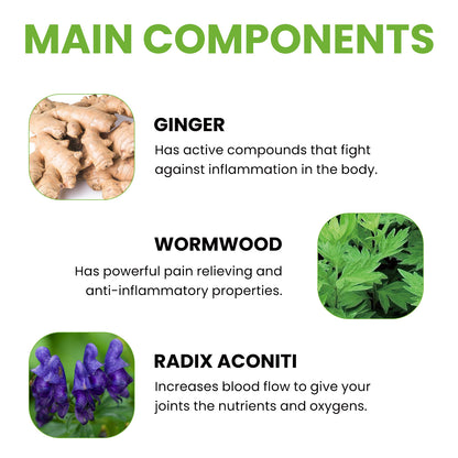 EELHOE Pain Relief Patch, Relieve Lumbar Vertebra Cervical Knee Leg Bone Pain Health Care Patch