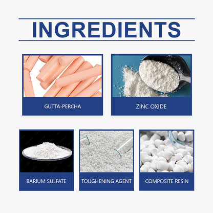 Solid Dental Glue, Temporary Dental Fillings For Modified Teeth And Dentures For Dentures