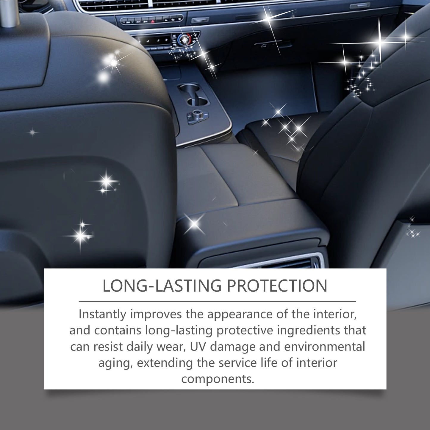 Rayhong Instrument Panel Leather Polishing Agent, Dust Cleaning Decontamination Zero Dust Adsorption Curing And Refurbishing Agent