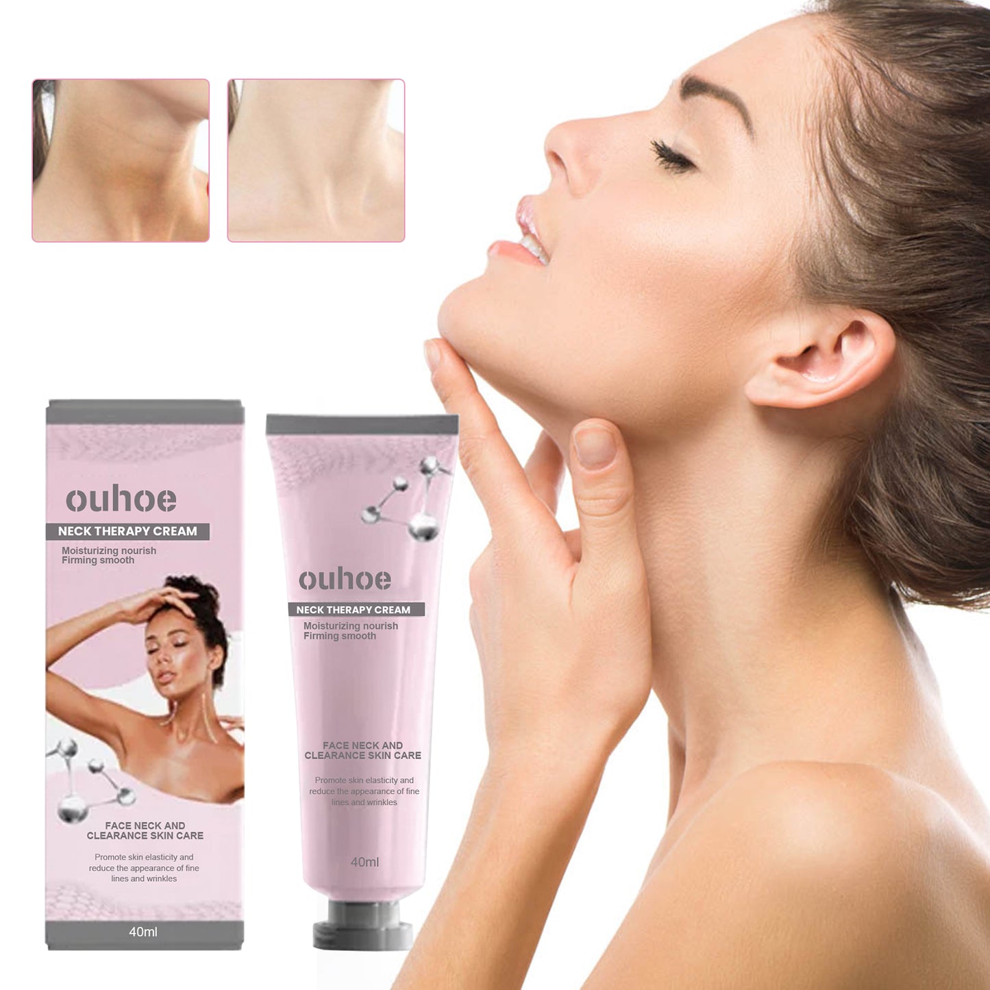 Hydra Collagen Neck Repair Cream, Firming Skin Lighten Neck Lines Moisturizing Beauty Neck Care Cream
