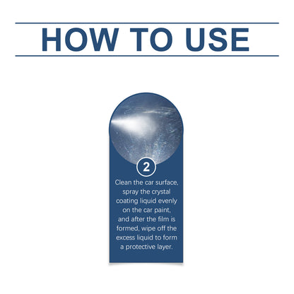 Homonth Automotive Crystal Plating Agent, Polishing And Maintenance Of Car Paint Anti-Fouling Repair Paint Care Scratch Coating Spray