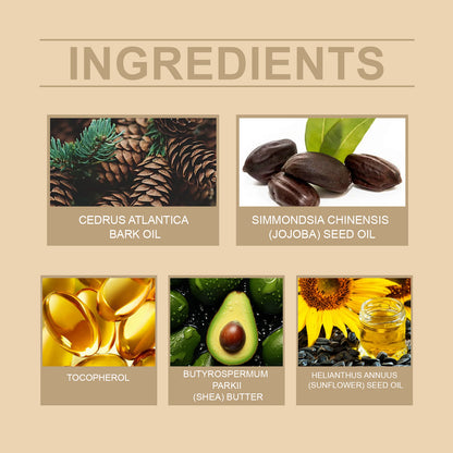 WoodSleep Men's Beard Care Essential Oil Nourishes Shine And Softens Beard Smoothness Care Essential Oil