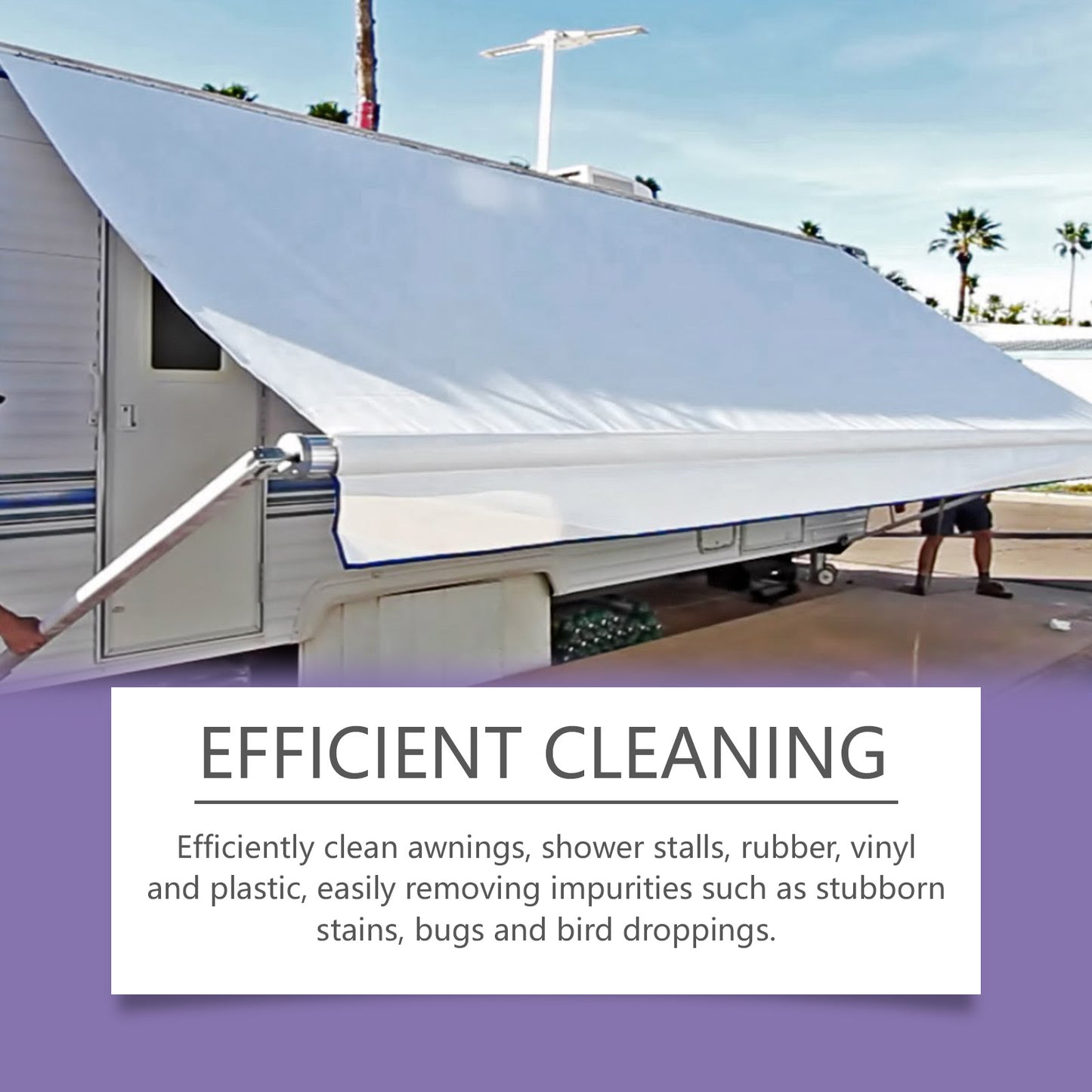 Rayhong Rv Awning Cleaner, Special Cleaner To Remove Stubborn Stains From Rv Awning Cloth
