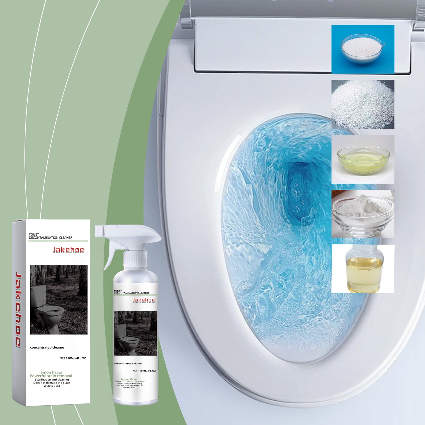 Toilet Decontamination Cleaner Household Toilet Quick Decontamination Decontamination Deodorization Cleaning Cleaner