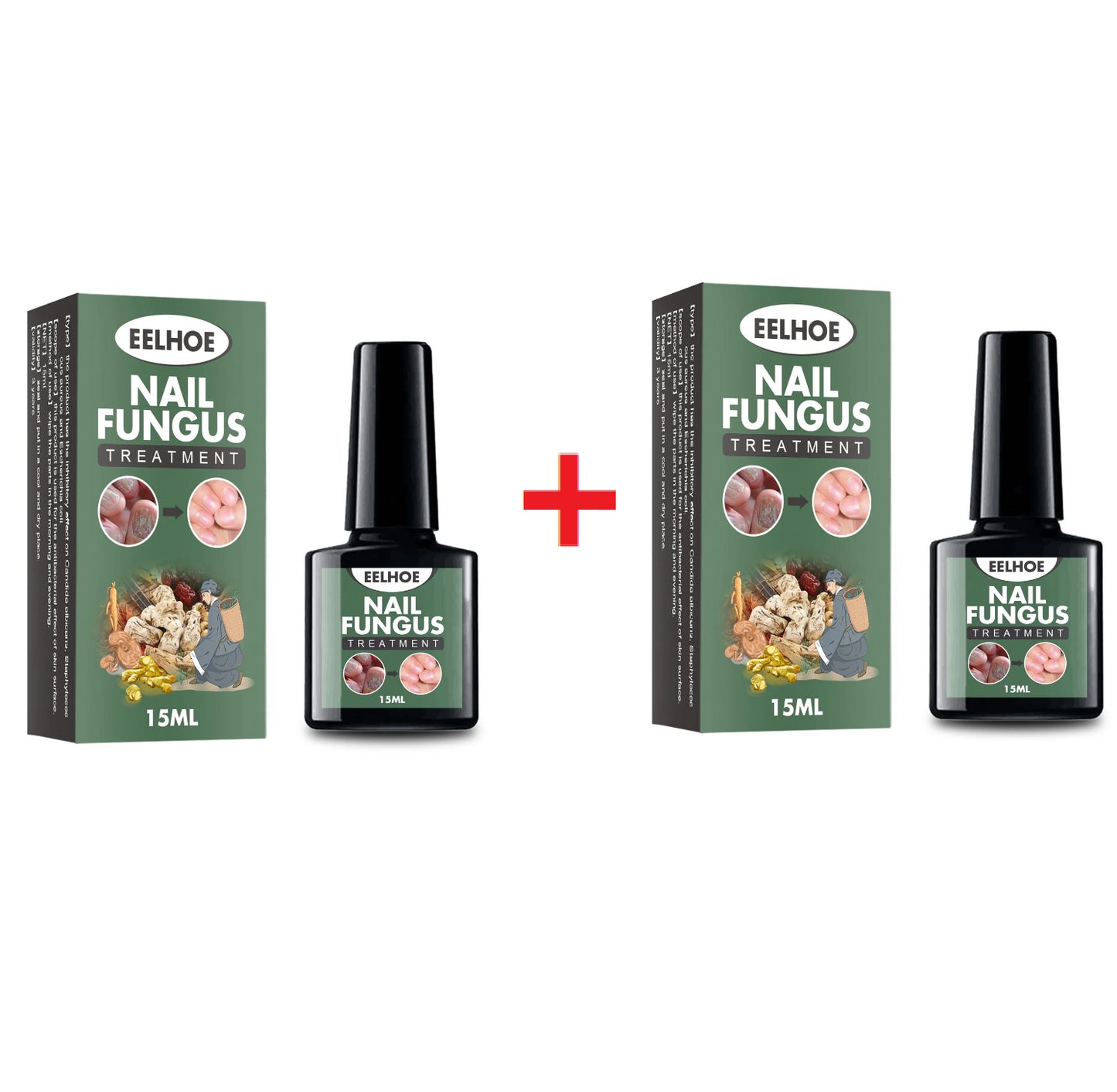 EELHOE Hand, Foot And Nail Polish Repair Solution Hand, Foot And Nail Polish Care Repair Nail Thickening And Softening Solution