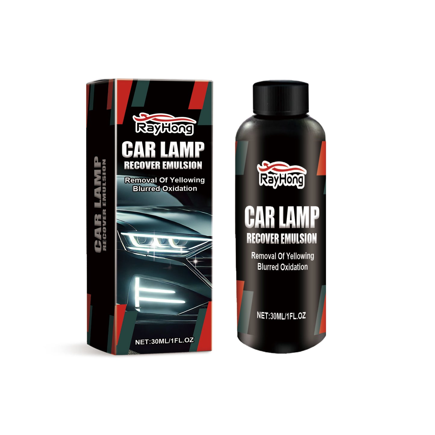 Rayhong Car Headlight Repair And Polishing Paste (30ml) Car Headlight Decontamination, Dust-Proofing, Scratch Refurbishment And Car Paint Care Agent