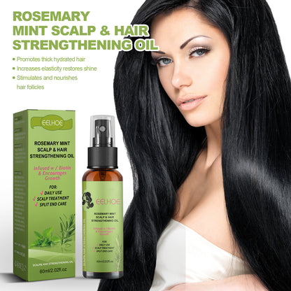 Rosemary Dense Hair Spray Hydrates Roots For Increased Elasticity Restoring Shine Anti-Set Hair Spray