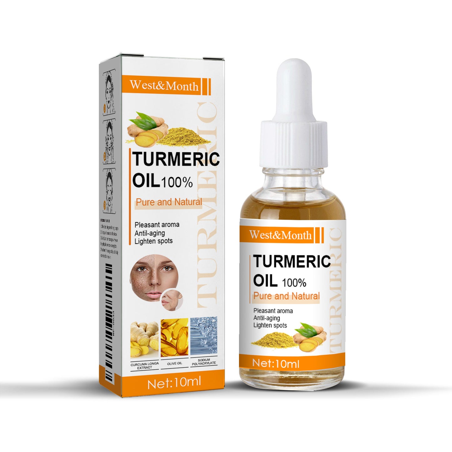 Turmeric Essential Oil Skin Firming Skin Care Gentle Care Moisturizing Facial Essential Oil