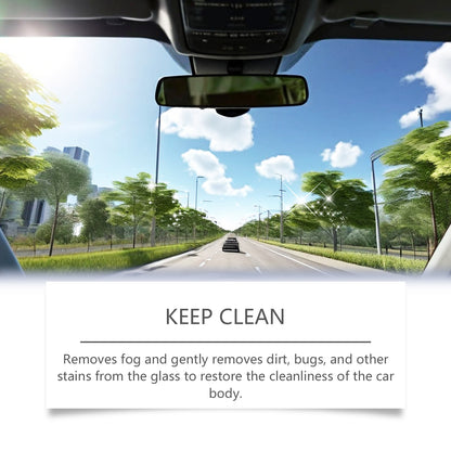 Rayhong Auto Glass Oil Film Cleaner, Anti-Rain And Anti-Fog Cleaning Coated Window Vision Cleaner
