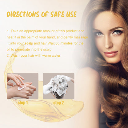 Batana Oil, Hydrating Repair Hair Sere Short-Tempered Soft Thick Hair Oil