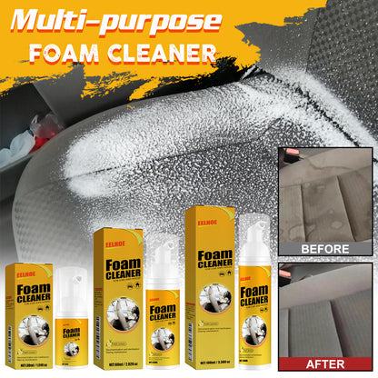 Automotive Steering Wheel Foam Cleaner, Leather Seat Supplies Decontamination Multi-Functional Interior Cleaner