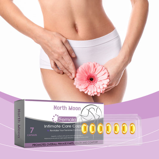 North Moon Women's Body Care Capsules Gentle Body Care Moisturizing Daily Refreshing Comfort Capsules