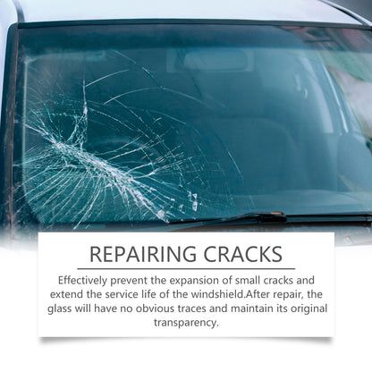 Rayhong Car Windshield Repair Drops Front Windshield Repair Fluid set for quick repair of cracks