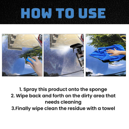 Automotive Ceramic Coating Spray, Car Refurbishment Car Paint Brightening Decontamination Polishing Refurbished Ceramic Spray