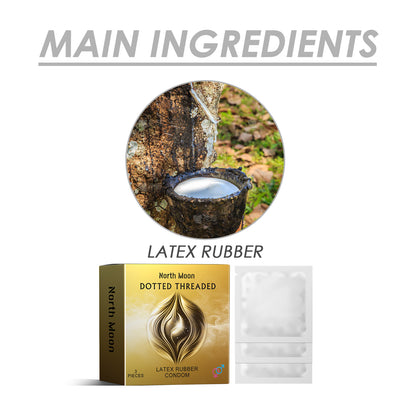 Latex Rubber Condom, Couple Body Safety Protection Thread Hyaluronic Acid Series