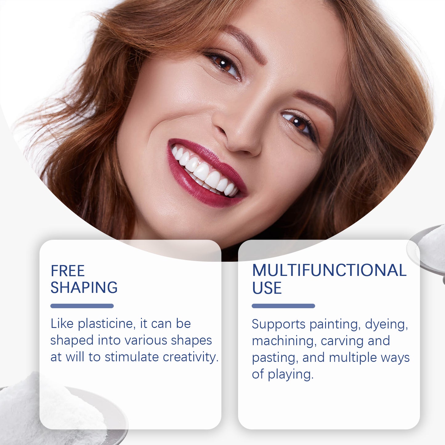 Solid Dental Glue, Temporary Dental Fillings For Modified Teeth And Dentures For Dentures