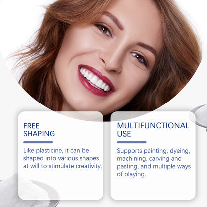 Solid Dental Glue, Temporary Dental Fillings For Modified Teeth And Dentures For Dentures