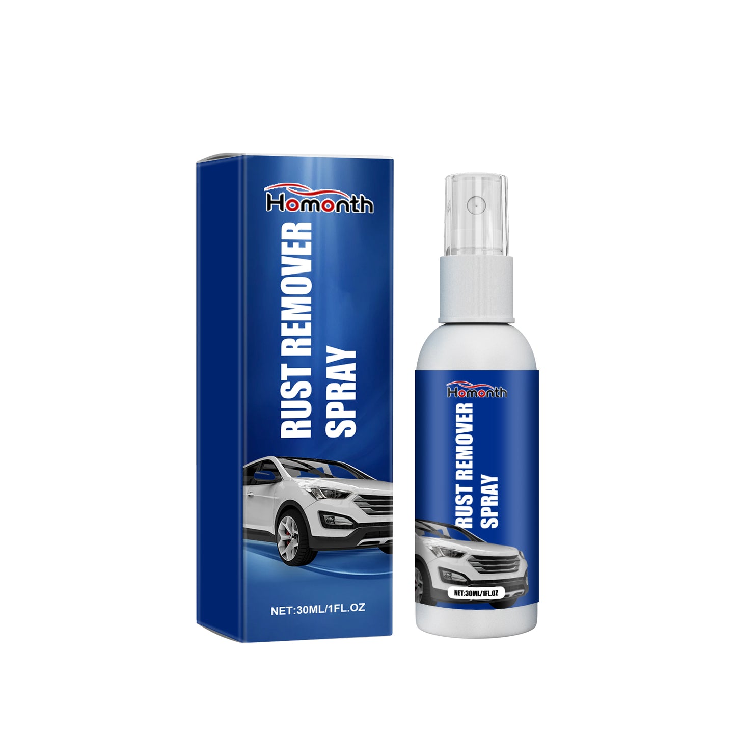 Rust Remover Spray, Car Wheel Reconditioning Rust Removal Paint Polishing Cleaning Decontamination Spray