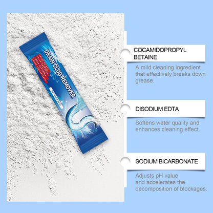 Pipe Dredging Powder, Toilet Pipe Toilet Floor Drain Kitchen Drain Clogged Dredging Powder