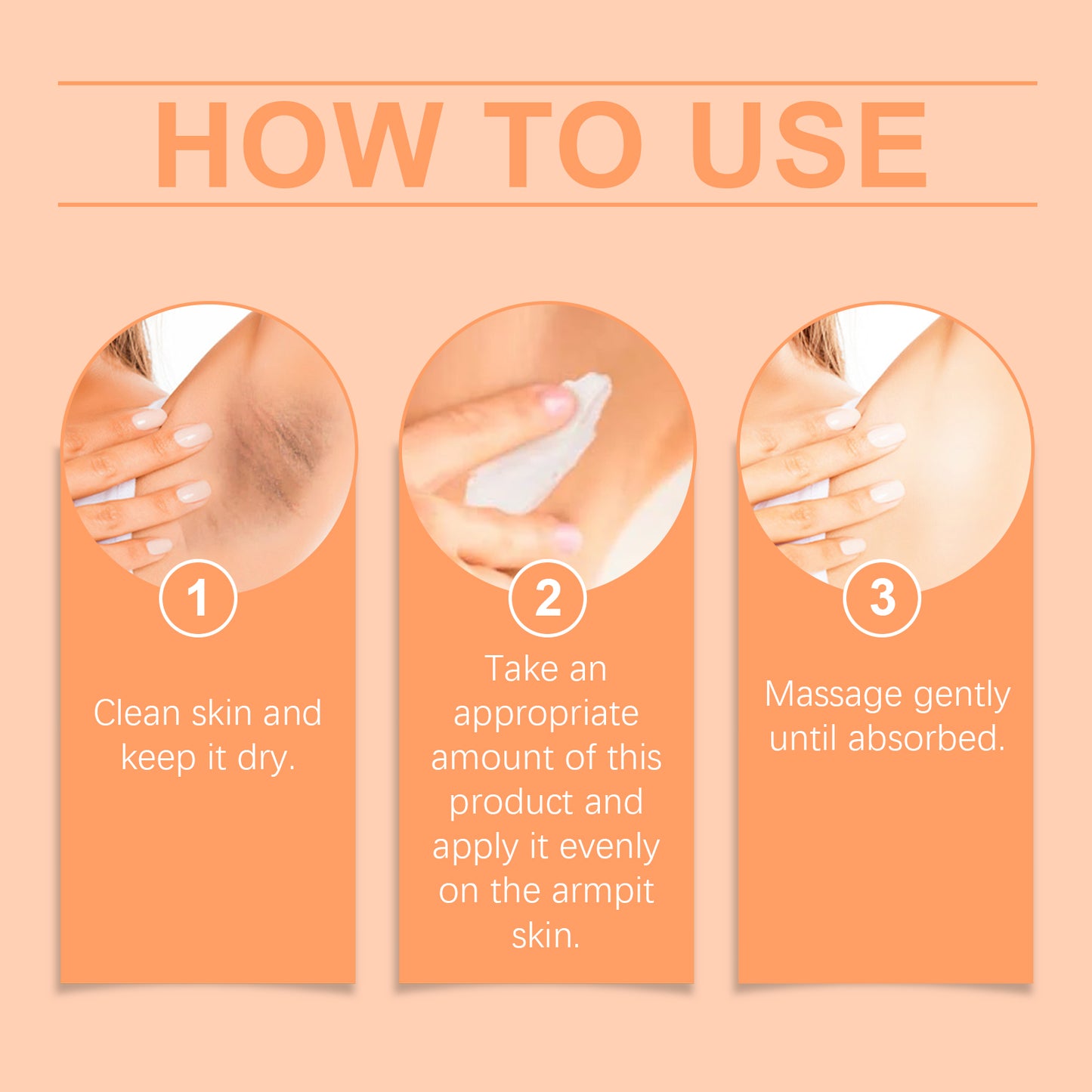 OceAura Underarm Skin Care Cream Underarm Skin Joint Black And Delicate Skin Moisturizing Cream