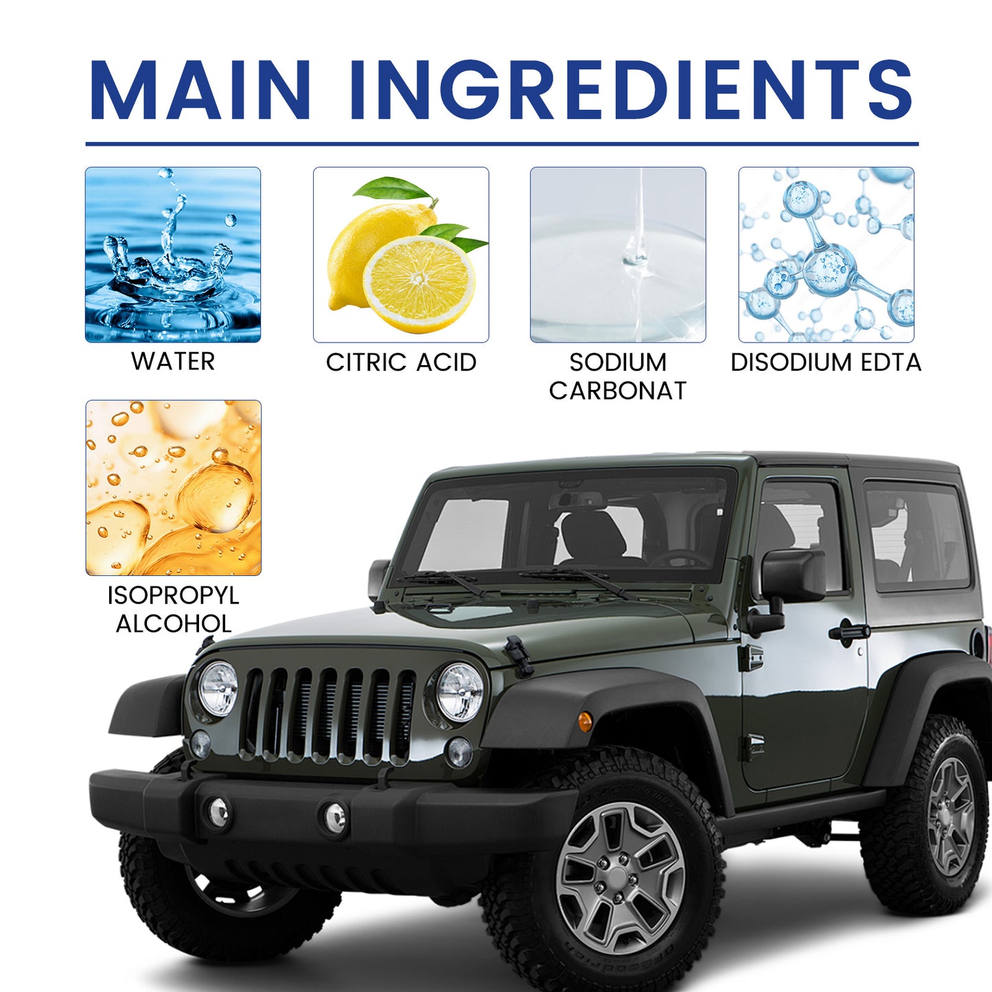 Clear Rust Multi Use Spray, Car Tire Cleaning Decontamination Refurbished Anti-Oxidation Maintenance Cleaner