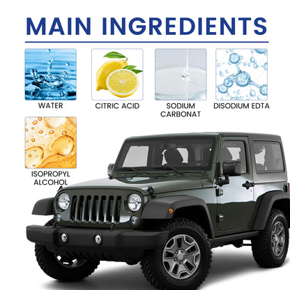 Clear Rust Multi Use Spray, Car Tire Cleaning Decontamination Refurbished Anti-Oxidation Maintenance Cleaner