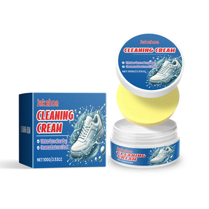 Small White Shoe Cleaning Cream Wash Free Upper To Remove Stains Bright White Multi-Functional Shoe Cleaning Cream