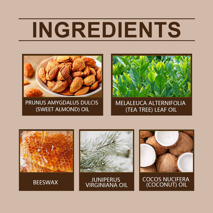 Cedar Wood Beard Care Wax Men's Beard Cedar Wood Care Cream Nourishes And Strengthens Beard