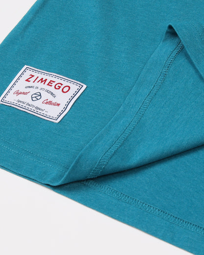 Mens Short Sleeve Raglan Tee - Color Block Retro Casual T-Shirt