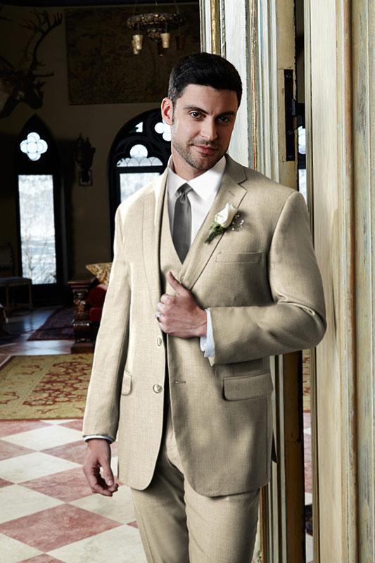 "Aspen" Tan Suit Jacket Notch (Separates)