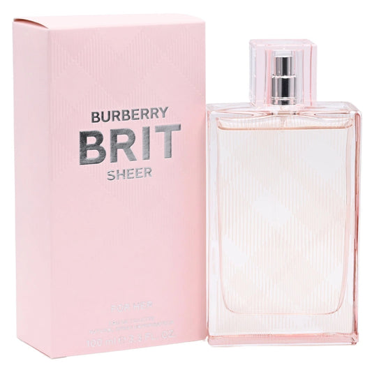 Brit Sheer by Burberry 3.3 / 3.4 oz EDT Perfume for Women New In Box